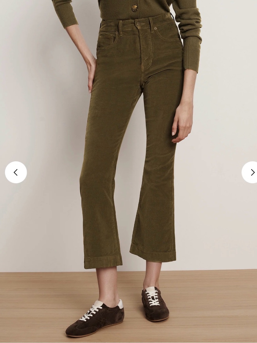 Veronica Beard Carson Corduroy Kick-Flare Pant NWT!
